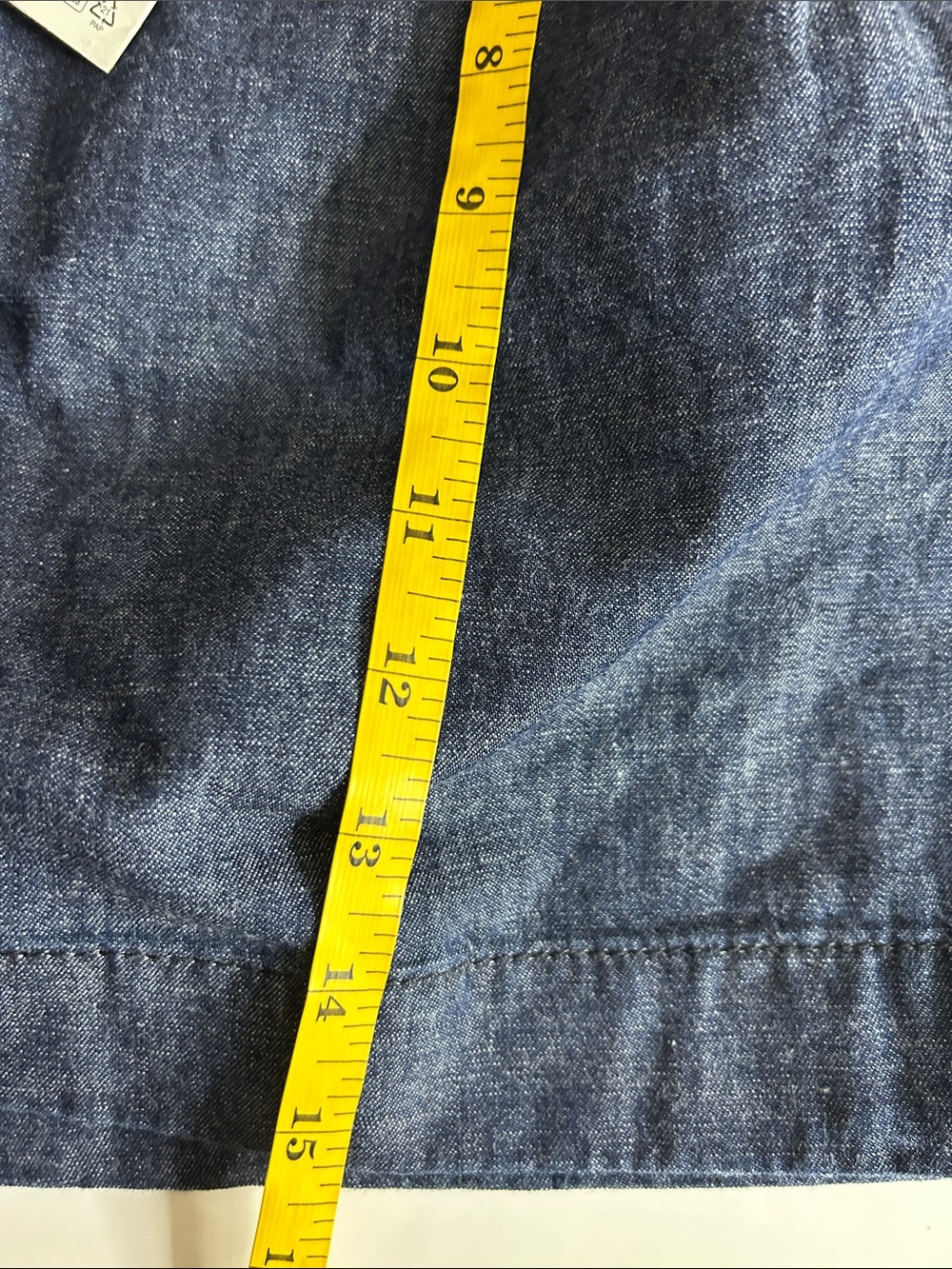 NWT COS DRAWSTRING DENIM SHORTS - Picture 11 of 14